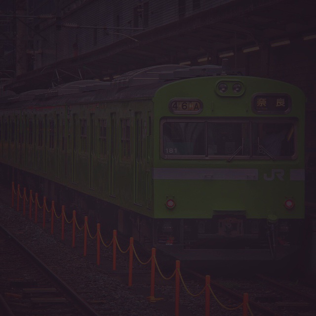 秋の電車