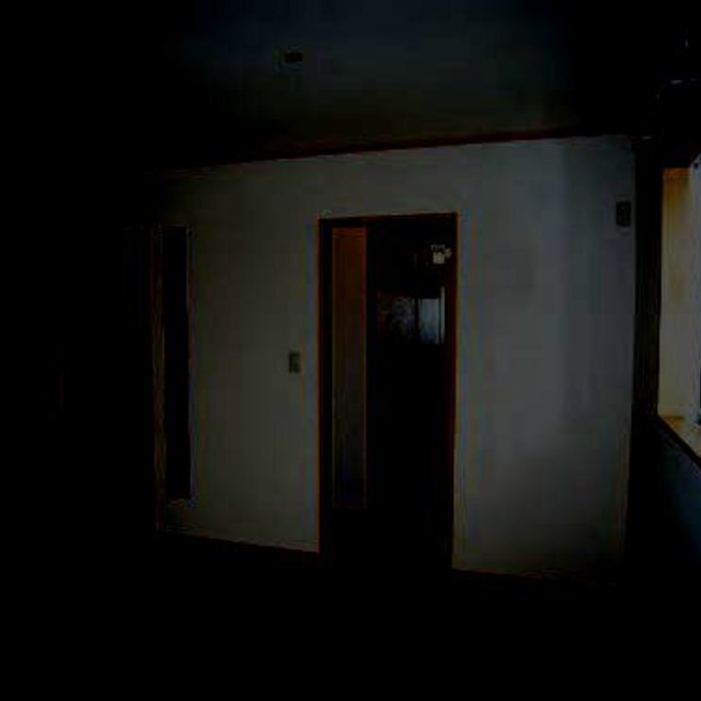 暗い部屋